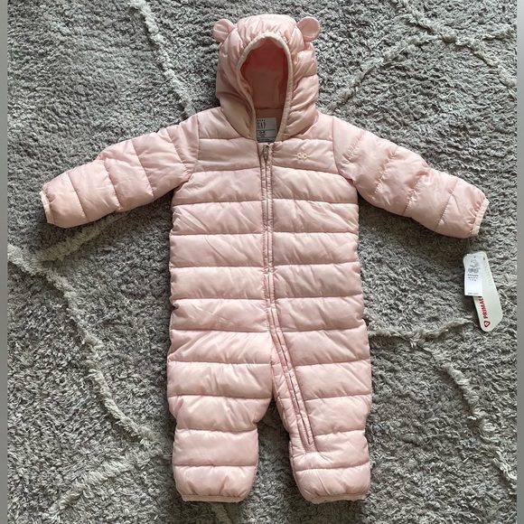 Gap Kids: (NEW)
Baby ColdControl Puffer One-Piece- misty rose pink - 0-6 months - Picture 1 of 4